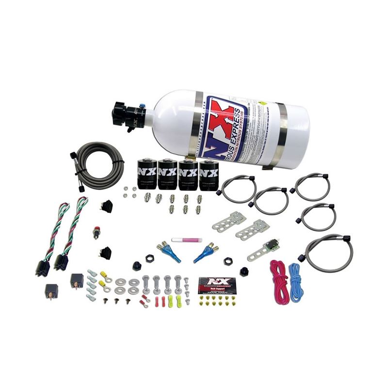 Nitrous Express GM EFI Dual Stage Nitrous Kit (50-150HP x 2) w/10lb Bottle (20224-10)