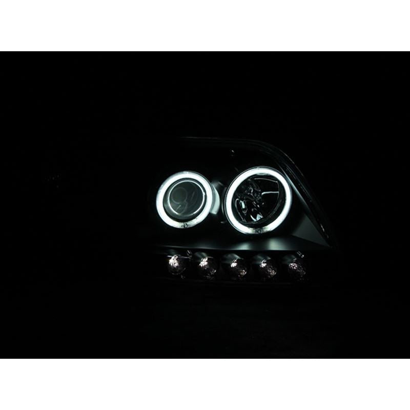 ANZO USA 1997-2003 Ford F-150 Projector Headlights w/ Halo Black (CCFL) (111097)