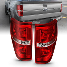 Load image into Gallery viewer, ANZO USA Tail Light Assembly Red/Clear Lens w/o Bulb Pair (311299)