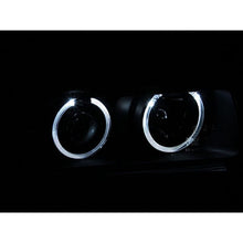 Load image into Gallery viewer, ANZO USA 1992-1998 BMW 3 Series E36 Projector Headlights w/ Halo Black (CCFL) G2 (121011)