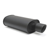 Blox Racing 2.25in Stainless Steel SL Sport Muffler w/Double Wall Slant Cut Tip Matte (BXEX-00300-DWT)