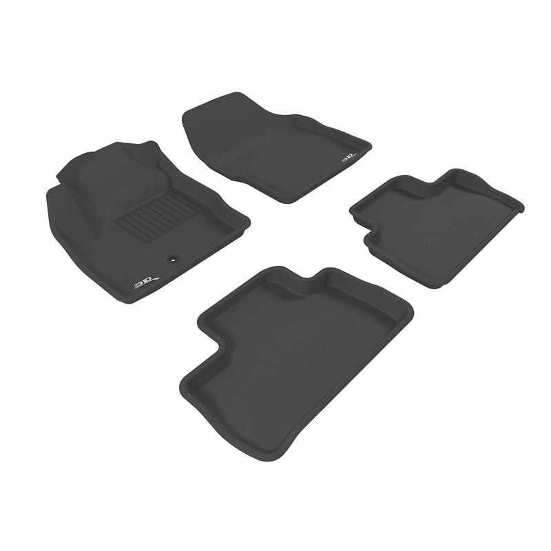 3D Maxpider KAGU Floor Mat, BLACK, 1ST ROW/2ND ROW (L1LR00101509)