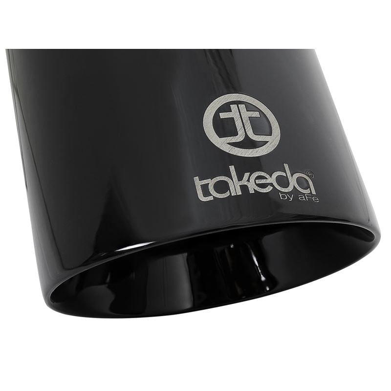 Takeda 409 Stainless Steel Clamp-on Exhaust Tip Black (49T25454-B09)