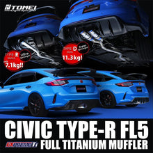 Load image into Gallery viewer, TOMEI FULL TITANIUM MUFFLER EXPREME Ti CIVIC TYPE-R FL5 TYPE-R (TB6090-HN06D)