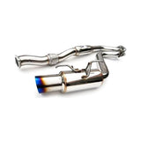 Invidia Single N1 Titanium Burnt Tip Cat-back Exhaust for 2022+ Subaru WRX (HS22SW4GTT)