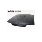 VIS Racing Cobra R 2000 Style Black Carbon Fiber Hood (94FDMUS2DCR-010C)