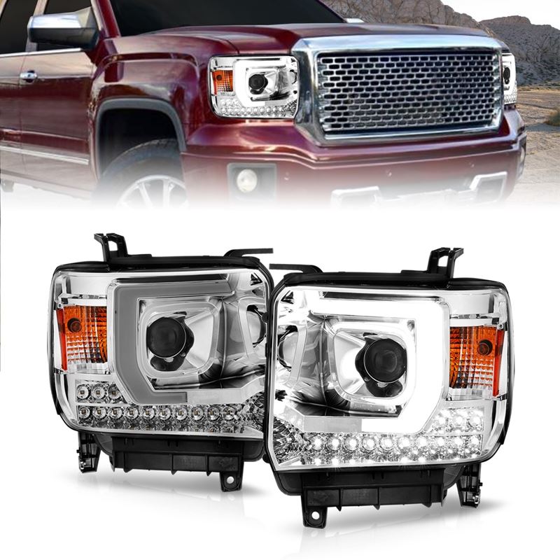 ANZO USA Projector Headlight for GMC Sierra 1500/2500/3500 (111553)