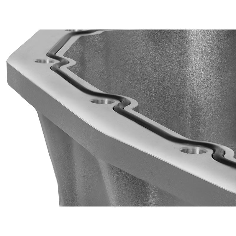 aFe Street Series Engine Oil Pan Raw w/ Machined Fins (46-70320)