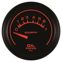 Load image into Gallery viewer, AutoMeter ES 52.4mm 0-7 Bar Oil Pressure SSE Gauge (5927-M)