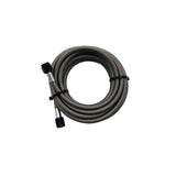 Snow Performance 15ft Braided Stainless Line (Black) w/ -4AN Fittings (NX Version) (SNO-815-BRD)