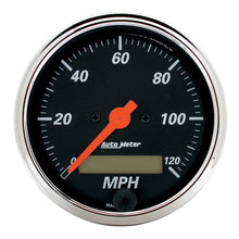 Load image into Gallery viewer, AutoMeter Designer Black 3-1/8in Electronic Programmable 120MPH Speedometer (1487)