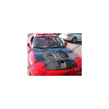 Load image into Gallery viewer, VIS Racing Fuzion Style Black Carbon Fiber Hood (93MZRX72DFZ-010C)