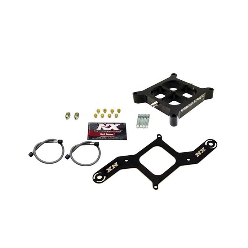 Nitrous Express Single Entry Crossbar Pro Power Plate Conversion (4150 Flange) 100-500Hp (NX609)