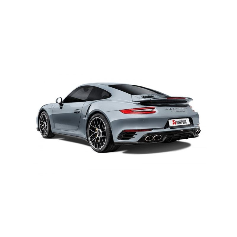 Akrapovic Slip-On Line Titanium Exhaust System with Quad Rear Exit for 2016-2017 Porsche 911(S-PO/TI/6H-G)