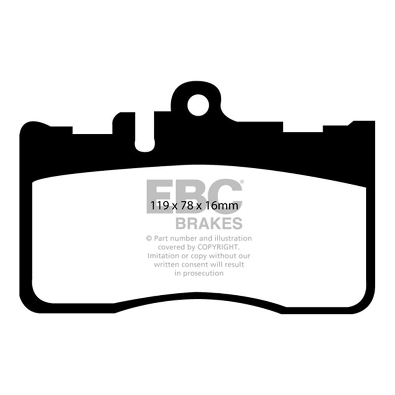 EBC Yellowstuff Street And Track Brake Pads (DP41622R)