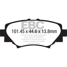 Load image into Gallery viewer, EBC Redstuff Ceramic Low Dust Brake Pads (DP32186C)