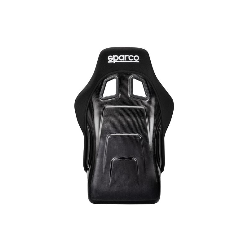 Sparco QRT-C Racing Seats, Black/Black Cloth with Black Stitch (008025ZNR)