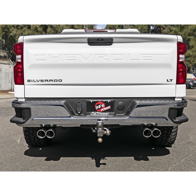 aFe Power Gemini XV Cat-Back Exhaust System for 2019-2022 Chevrolet Silverado 1500(49-34139-P)