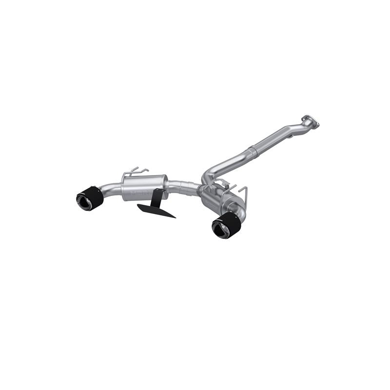 MBRP Exhaust 3in Cat-Back. Dual Rear Exit. T304. CF Tips (S43023CF)