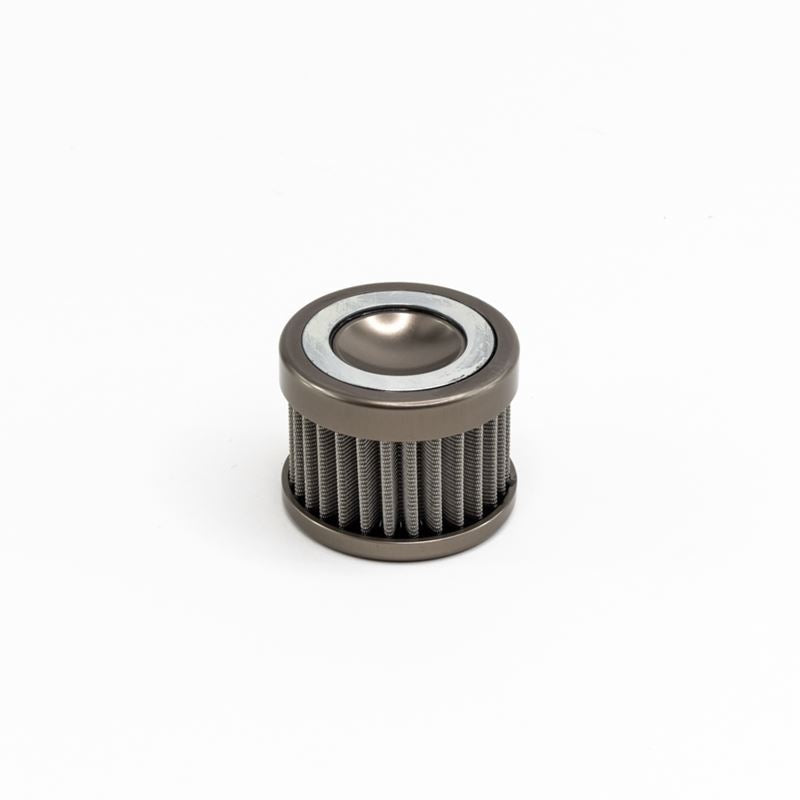 Deatschwerks In-line fuel filter element stainless steel 100 micron. Fits w/DW 70mm housing (8-02-070-100)