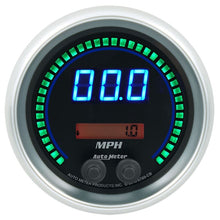 Load image into Gallery viewer, AutoMeter 85.7mm Black Switchable 260 MPH / 260 KM/H Speedometer Cobalt Elite Digital Gauge (6789-CB)