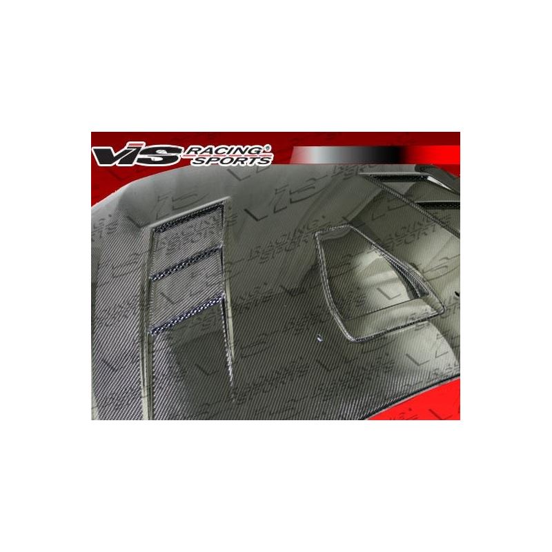 VIS Racing Terminator GT Style Black Carbon Fiber Hood (08MTEV104DTMGT-010C)