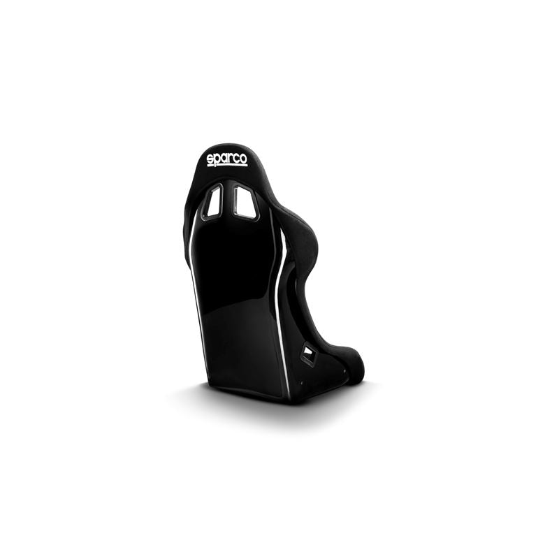 Sparco EVO S QRT Racing Seats, Black/Black Cloth with Black Stitch (008024RNR)