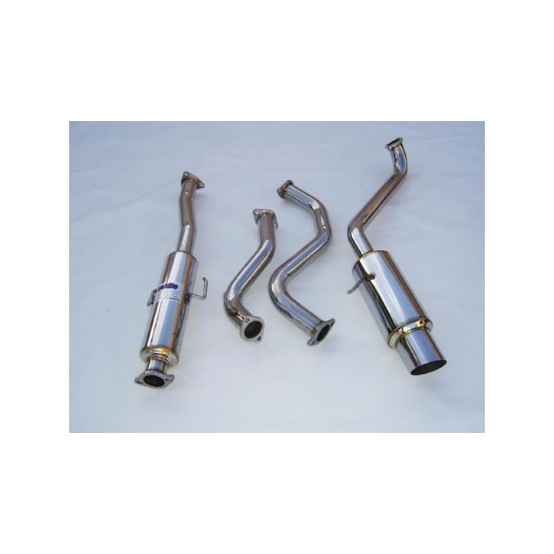 Invidia 88-91 CRX EF8 60mm (101mm tip) N1 Cat-back Exhaust (HS88HCXGTP)