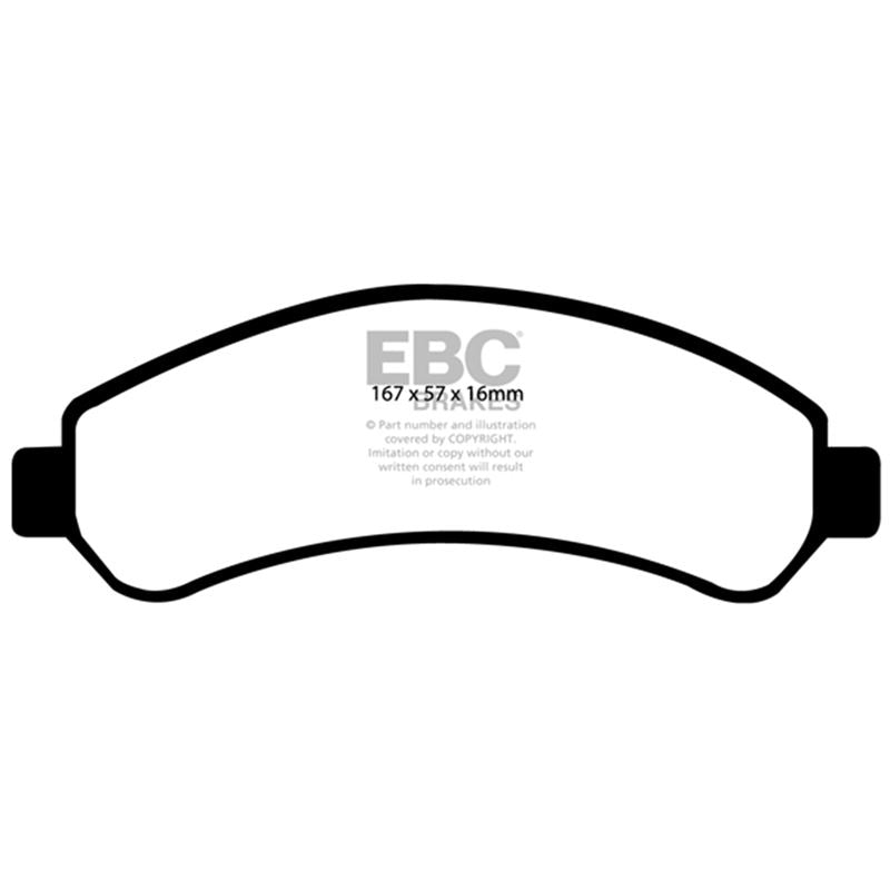 EBC Yellowstuff Street And Track Brake Pads (DP41256R)