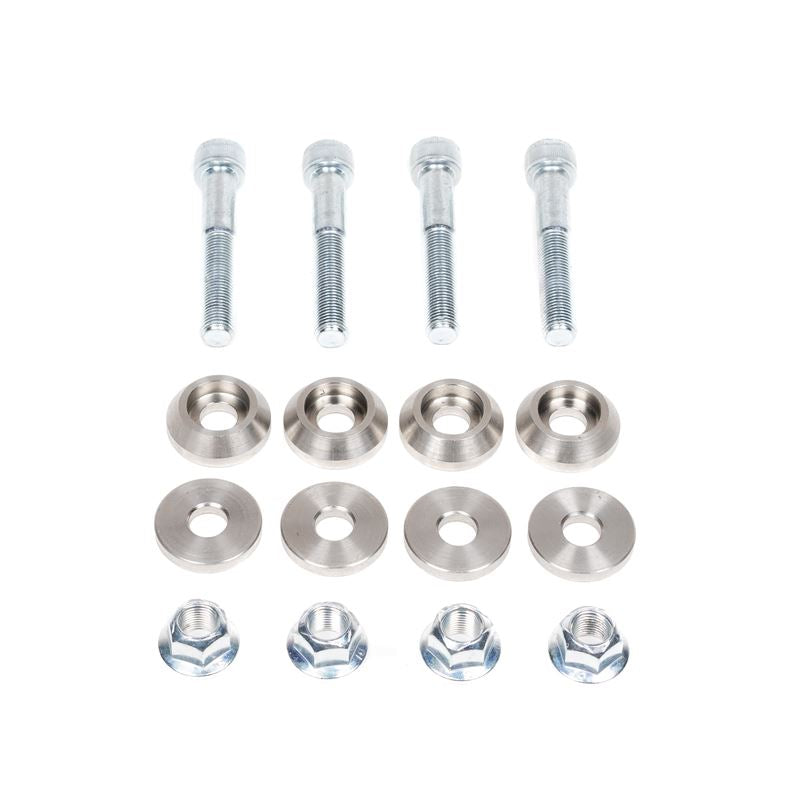 Voodoo 13 Eccentric Lockout Washer Kit made of Grade316 Stainless Steel/Class10.9 hardware for 1989-1994 Nissan 240SX (LKNS-0100)