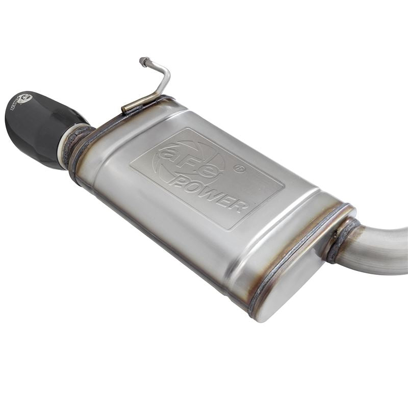 aFe MACH Force-Xp 3 IN to 2-1/2 IN Stainless Steel Cat-Back Exhaust w/ Black Tip (49-33084-B)