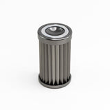 Deatschwerks In-line fuel filter element stainless steel 10 micron. Fits DW 110mm housing (8-02-110-010)