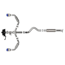 Load image into Gallery viewer, aFe Power Gemini XV 3in to 2-1/2in Cat Back Exhaust w/ Blue Flame Tips for 23-24 Toyota GR Corolla L3 1.6L (t) (49-36067-L)