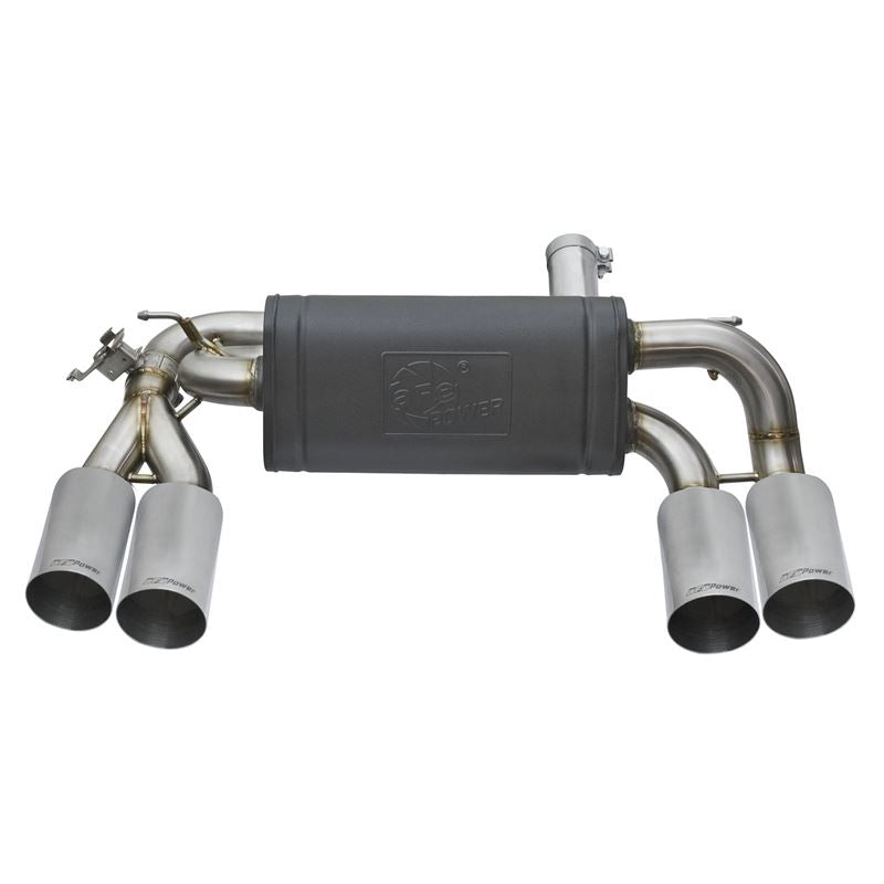 aFe MACH Force-Xp 3 to 2-1/2in 304 Stainless Steel Axle-Back Exhaust w/Polished Tip (49-36333-P)