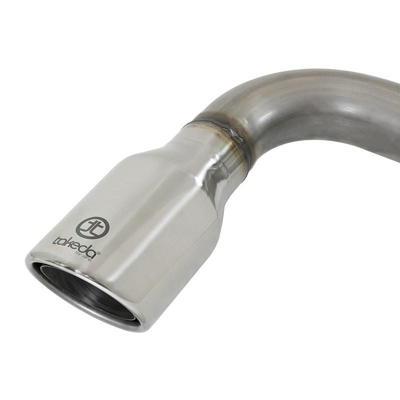 Takeda 3 IN to 2-1/2 IN 304 Stainless Steel Axle-Back Exhaust w/ Polished Tip (49-37002-1P)