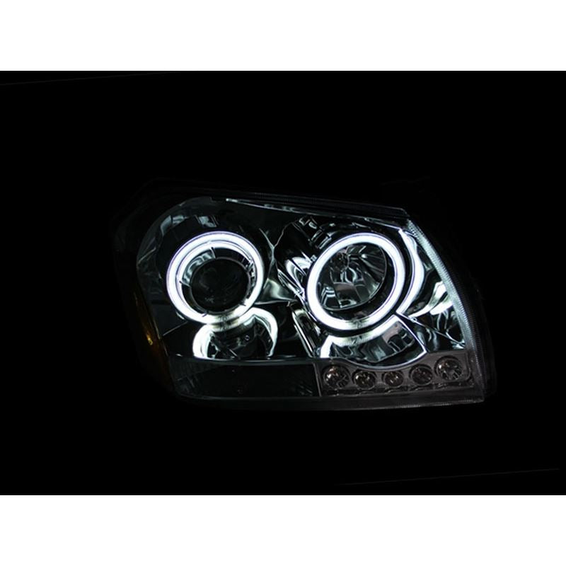 ANZO USA 2005-2007 Dodge Magnum Projector Headlights Chrome (121219)