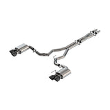 Borla w/Active Exhaust ATAK Cat-Back Exhaust System - BC Tips for 2024 Ford Mustang Dark Horse 5.0L V8 (140965BC)