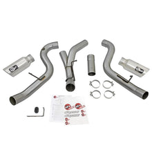 Load image into Gallery viewer, aFe Large Bore-HD 4 IN 409 Stainless Steel DPF-Back Exhaust System w/Polished Tip (49-44080-P)