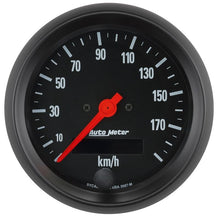 Load image into Gallery viewer, AutoMeter Z-Series 0-190KM/H 3-3/8in Electric Prog. Speedometer W/ LCD ODO Gauge (2687-M)