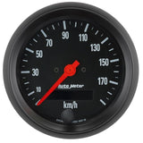 AutoMeter Z-Series 0-190KM/H 3-3/8in Electric Prog. Speedometer W/ LCD ODO Gauge (2687-M)