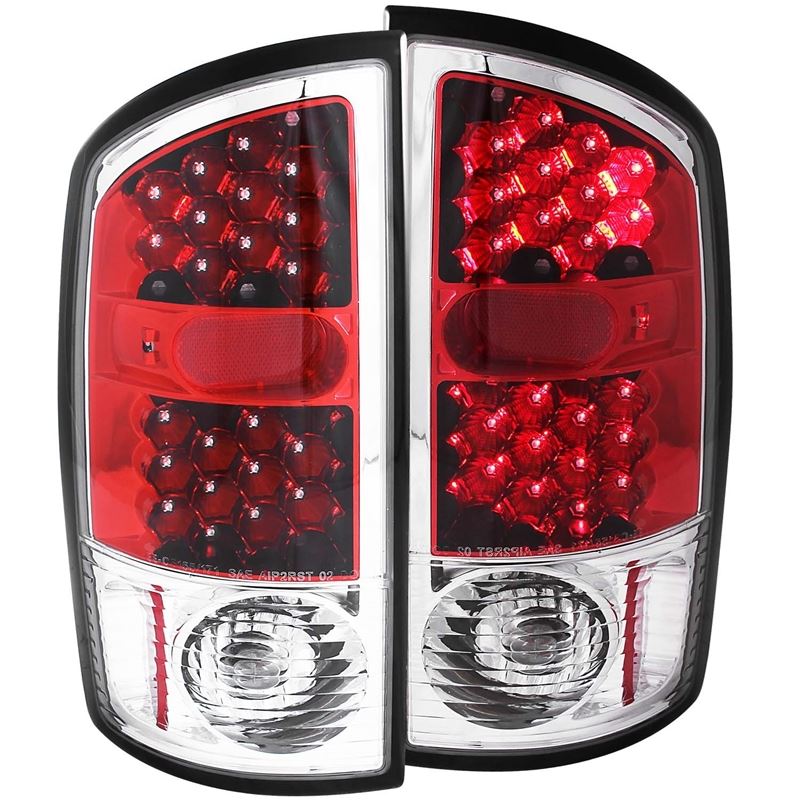 ANZO USA 2002-2005 Dodge Ram 1500 LED Taillights Red/Clear (311133)