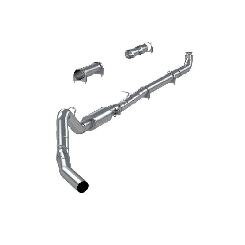 MBRP Exhaust 4in. Down Pipe Back Single Side Off-Road (includes front pipe) (S6004P)