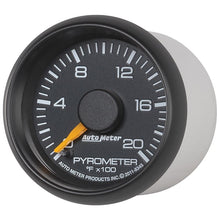 Load image into Gallery viewer, AutoMeter Factory Match Chevy 2-1/16in FSE 0-2000 Pyro Kit Gauge (8345)