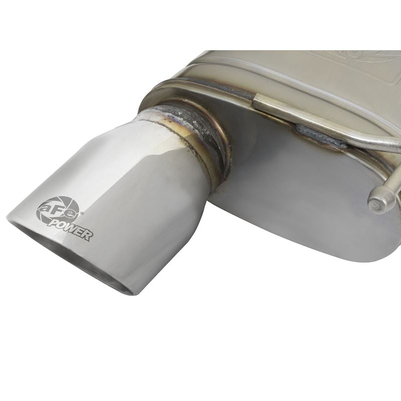 aFe MACH Force-Xp 2-1/2in 409 Stainless Steel Axle-Back Dual Exhaust w/Polished Tips (49-43085-P)