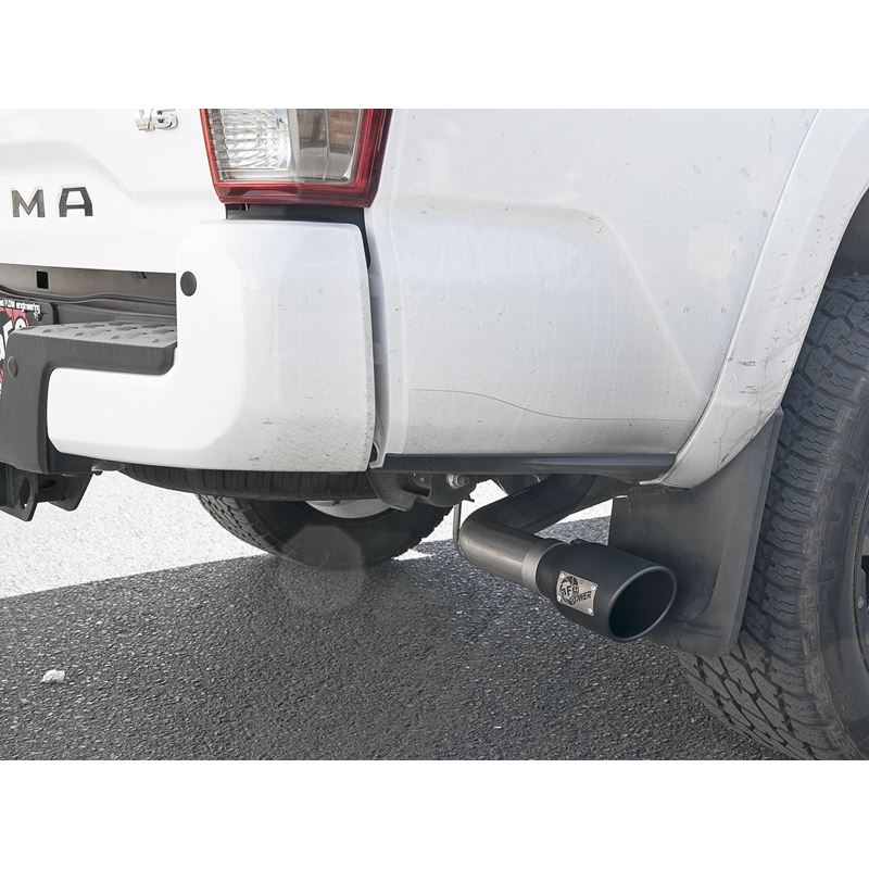 aFe MACH Force-Xp 2-1/2 in 304 Stainless Steel Cat-Back Exhaust w/Black Tips (49-46042-B)