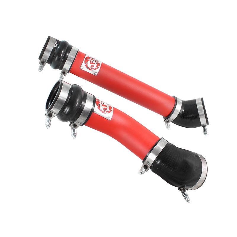 aFe BladeRunner 3 IN Aluminum Hot and Cold Charge Pipe Kit Red (46-20064-R)