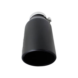 aFe MACH Force-Xp 409 Stainless Steel Clamp-on Exhaust Tip Black (49T40606-B15)