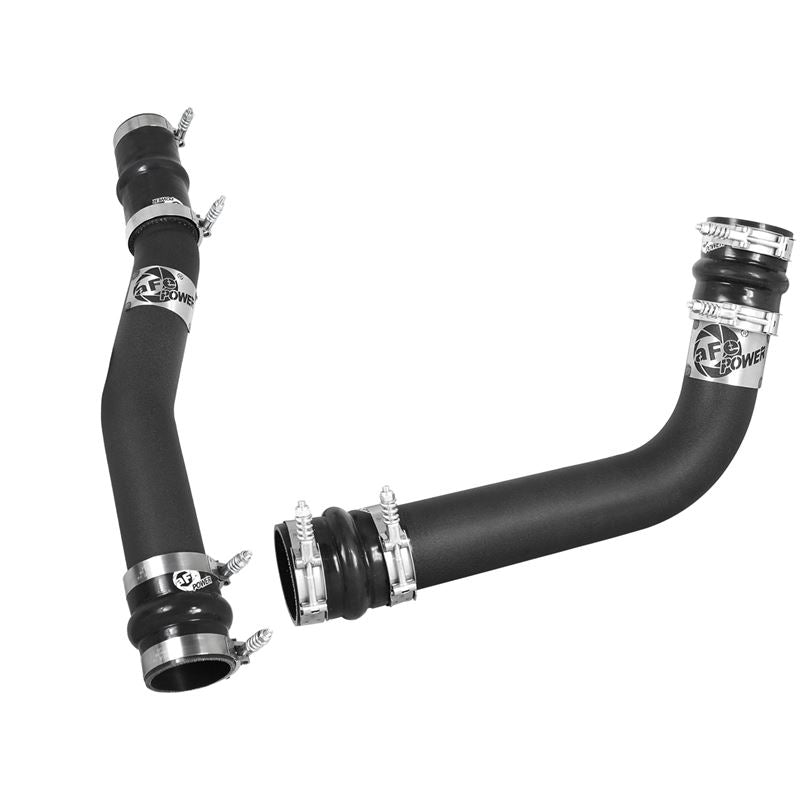 aFe BladeRunner 3 IN Aluminum Hot and Cold Charge Pipe Kit Black (46-20014)