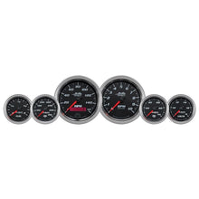 Load image into Gallery viewer, AutoMeter Pro-Cycle Gauge Kit 6 Pc. Kit 3 3/8in and 2 1/16in Bagger Black (19601)