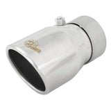 aFe MACH Force-Xp 304 Stainless Steel Clamp-on Exhaust Tip Polished (49T25354-P06)